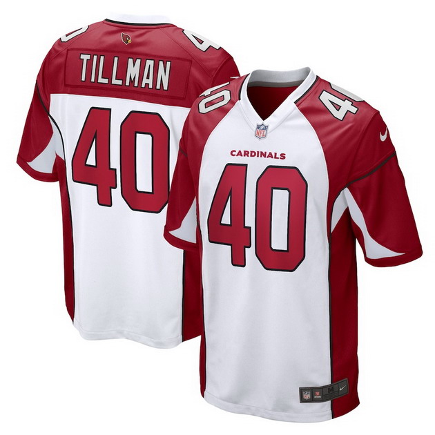 mens nike pat tillman white arizona cardinals retired player game jersey